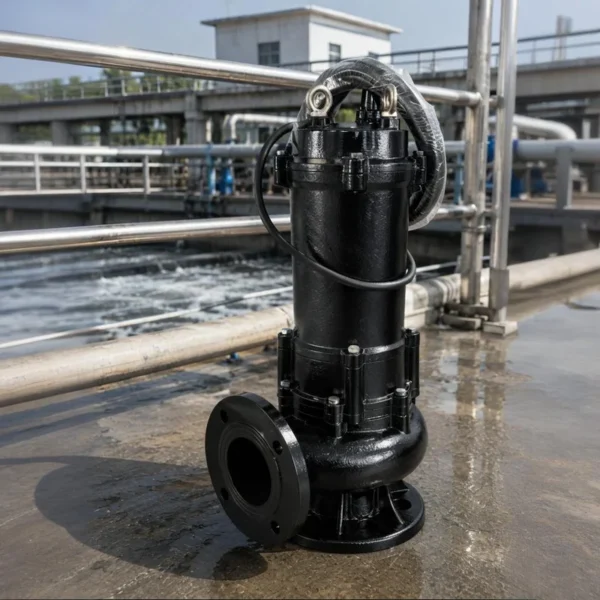 Steel Submersible Sewage Pump, Stainless, Centrifugal - view 6