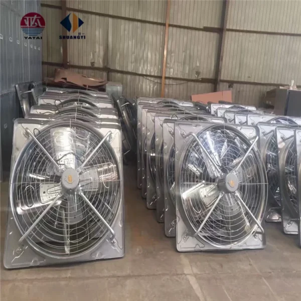 Steel Wall Exhaust Fan, Stainless, 380 V, Electric - view 3
