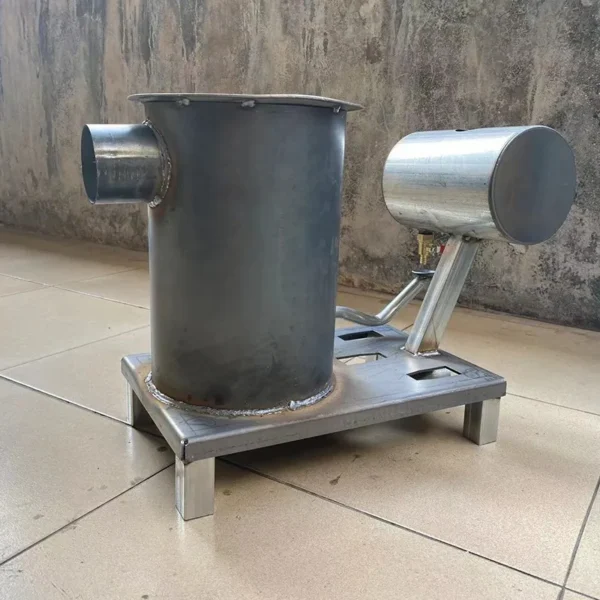 Steel Waste Oil Heater, Stainless, 220V, 40 - view 4