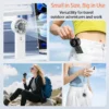 Stock Handheld Fan, LCD, USB, Portable, 100-Speed - view 3