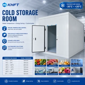 Storage Complete Equipment Freezer, KHFT, R507 R404 R448 R449