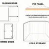 Storage Room Walk-in Freezer, 220V~440V, > 1000W - view 6