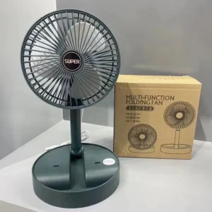 Storage Telescopic Folding Fan, USB, Plastic