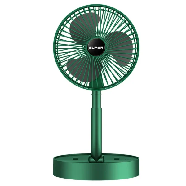 Storage Telescopic Folding Fan, USB, Plastic - view 3