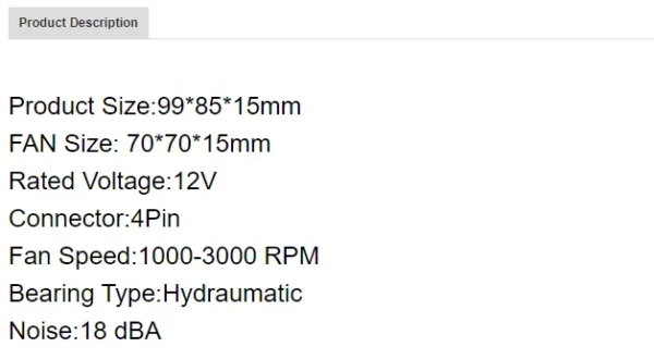 Storm Mini Host Cooler, ITX, CPU, 4Pin, Aluminum - view 4