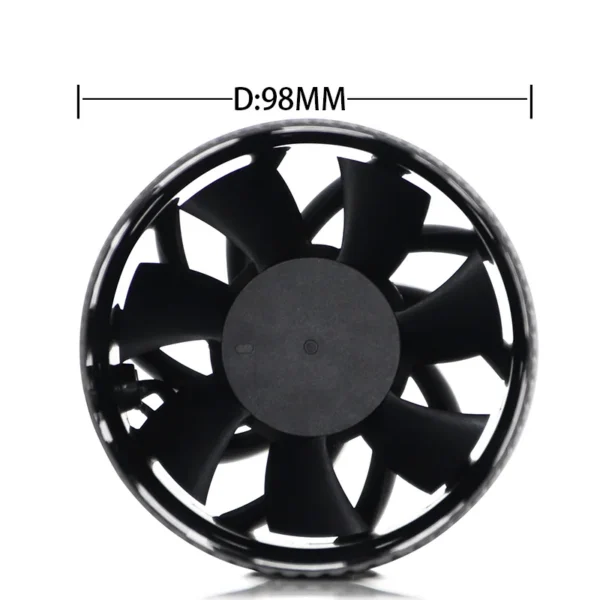 Straight Through Duct Fan, 24V, 6W, Brushless, ABS - view 4