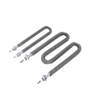 Strip Finned Tubular Heater, Stainless, Steel