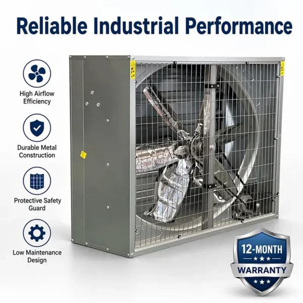 Strong Industrial Axial Fan, 304, Stainless, Steel - view 5