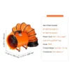Strong Shop Exhaust Blower, Portable, 380W, 33ft, 1893FM - view 4