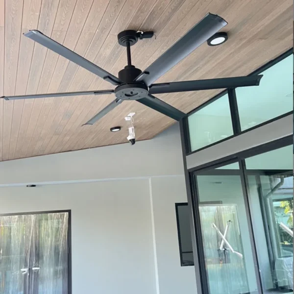 Style Ceiling Fan, 60", Aluminum - view 4