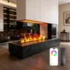 Style Ultrasonic Atomizing Fireplace, 100-350 W, Metal