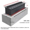 Style Ultrasonic Atomizing Fireplace, 100-350 W, Metal - view 4
