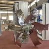 Suction Ventilation Exhaust Fan, Wall, Stainless, Steel - view 4