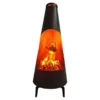 Suspended Wood-burning Stove, 50m, Steel, wood fireplace - view 2