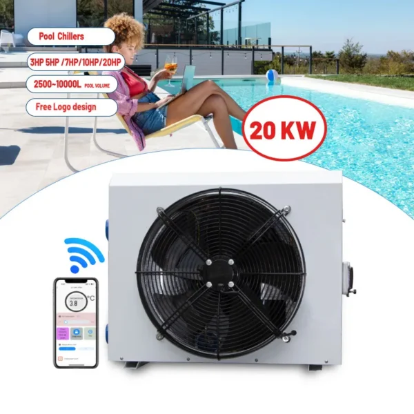 Swimming Pool Heat Pump, 20-60KW, R32 - view 6
