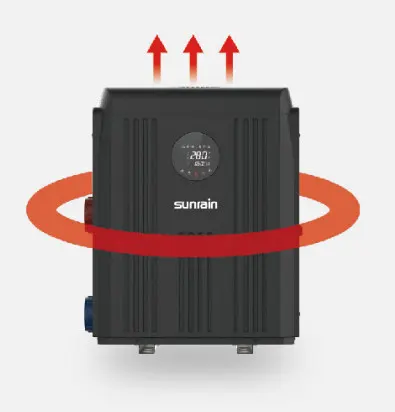 Swimming Pool Heat Pump, R32, Inverter - view 2