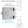Switch for Light Fan, IO34H02, 50-60HZ, DIP, 110V - view 2