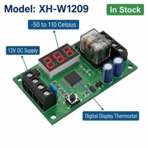 Switch Thermal Regulator Unit, XH-W1209, 12V