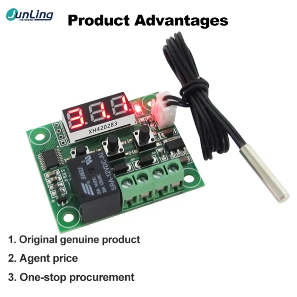 Switch Thermal Regulator Unit, XH-W1209, 12V - view 2