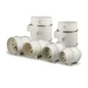 System Inline Duct Fan, 150mm, PVC