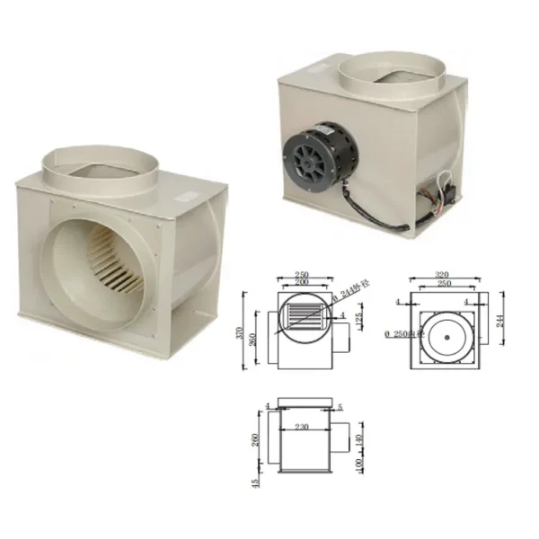 Systems Safe Exhaust Fan, 220 V - view 6