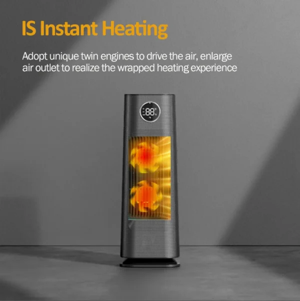 Table Electric Space Heater, 1500w, 2000w - view 3