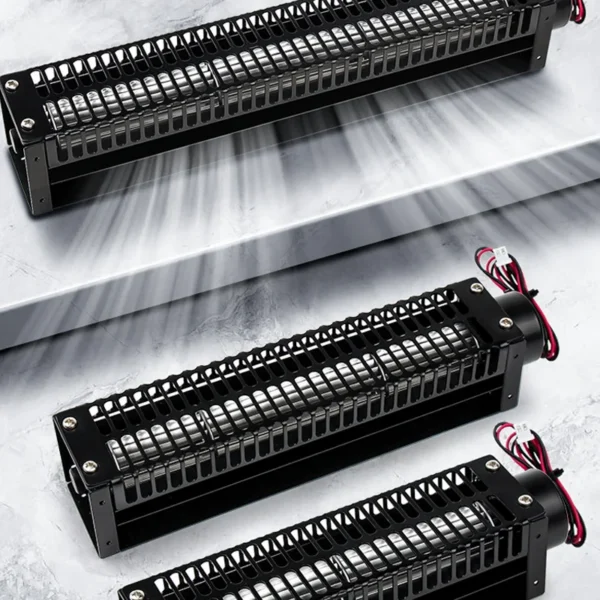 Tangential Crossflow Fan, Brushless, Motor50, 60mm, Aluminum