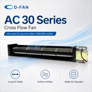 Tangential Fan, 120v, 220v, Aluminum, 12v