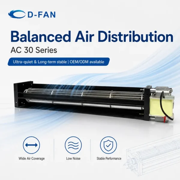 Tangential Fan, 120v, 220v, Aluminum, 12v - view 5