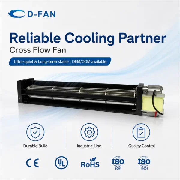 Tangential Fan, 120v, 220v, Aluminum, 12v - view 6
