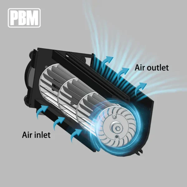 Tangential Fan, 60MM, 24V, HVAC - view 3