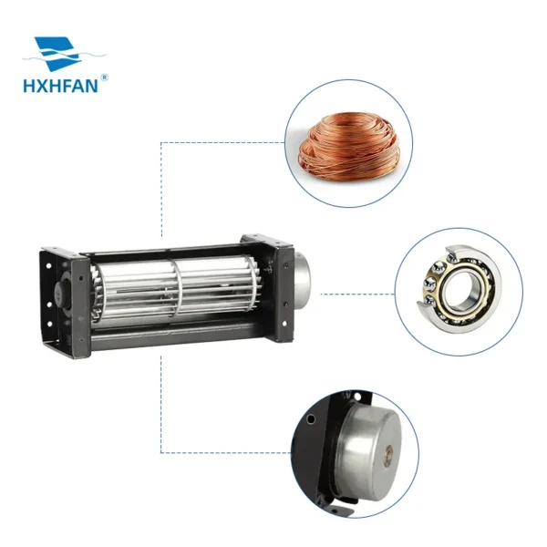 Tangential Fan, Aluminum, 12v, 24v - view 2
