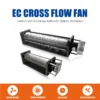 Tangential Fan, LONGWELL, 230V, 80-150mm, Aluminum - view 2