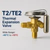 Te2 Thermal Expansion Valve, T2, 100%, R404A, R134a