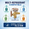 Te2 Thermal Expansion Valve, T2, 100%, R404A, R134a - view 3