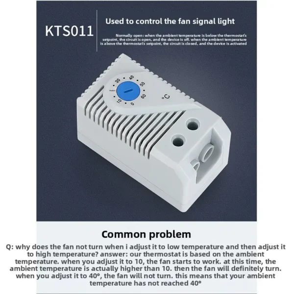 Temperature and Humidity Controller, KTS011, 250V, 10A - view 3