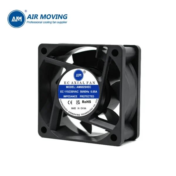 Temperature Control Cooling Fan, AM6025HEC, AVC, 12V, 24V - view 2