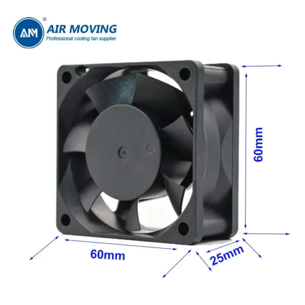 Temperature Control Cooling Fan, AM6025HEC, AVC, 12V, 24V - view 4