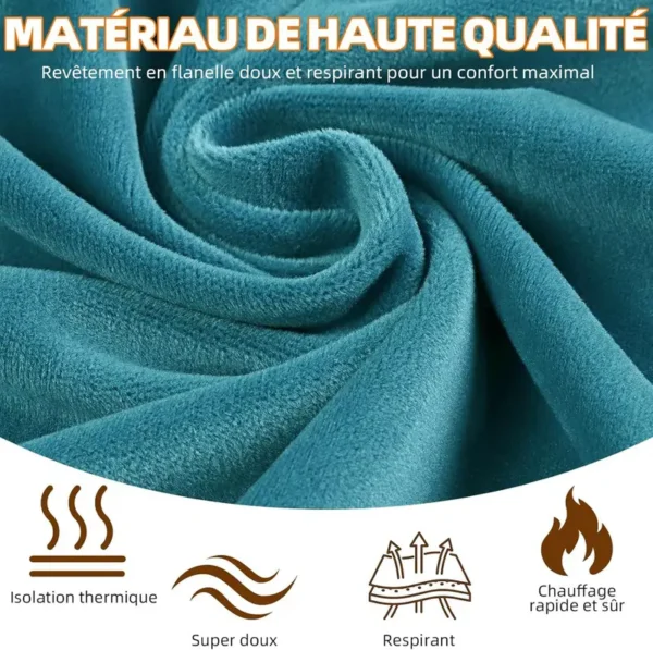 Temperature Heated Shoulder Blanket, Electric - view 6