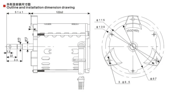 Temperature Resistance Oven Fan, 100-240V - view 4