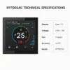 Tft Screen Intelligent Fan, 220V, 24V, TUYA - view 6