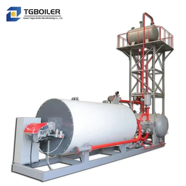 Thermal Fluid Oil Boiler, 1000kg, 2ton, Stainless, Steel