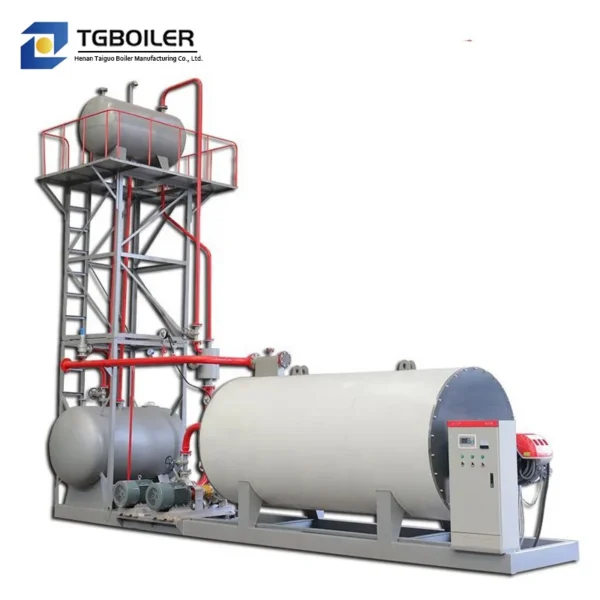 Thermal Fluid Oil Boiler, 1000kg, 2ton, Stainless, Steel - view 3