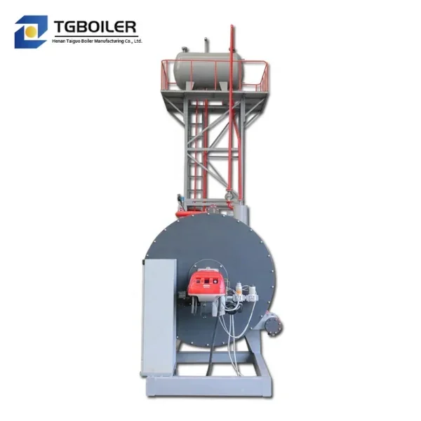 Thermal Fluid Oil Boiler, 1000kg, 2ton, Stainless, Steel - view 5