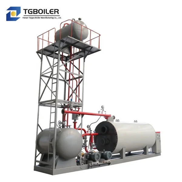 Thermal Fluid Oil Boiler, 1000kg, 2ton, Stainless, Steel - view 6