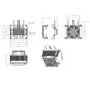 Thermoelectric Cooler Assembly, Peltier Heat Exchanger, Air & Water - view 6