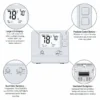 Thermostat Digital Hvac Controller, 24VAC, 2H2C - view 3