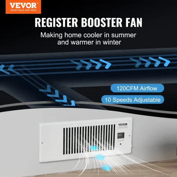 Thermostat Vent Booster Fan, D0100H53IJP - view 3