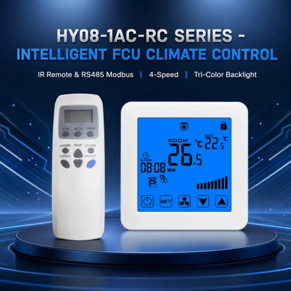 Thermostat with Remote Controller, RS485, FCU - view 4