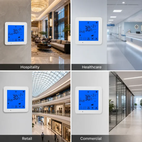 Thermostat with Remote Controller, RS485, FCU - view 6